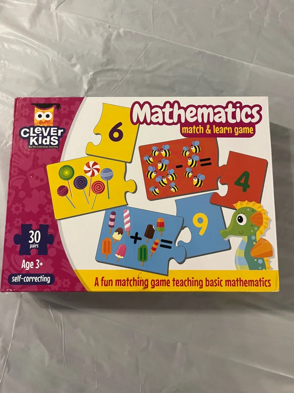 NEW Clever Kids Mathematics Match & Learn Game
